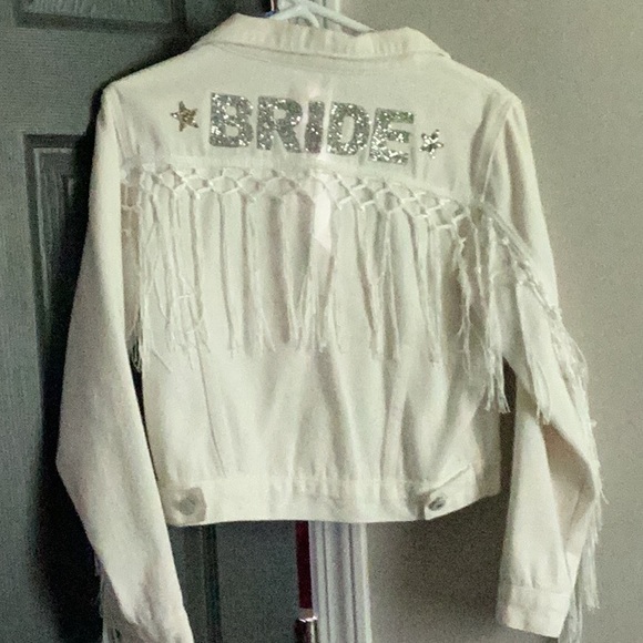 BRIDE White Denim Jacket - Picture 5 of 16